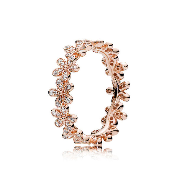 Floral Daisy Cluster Ring