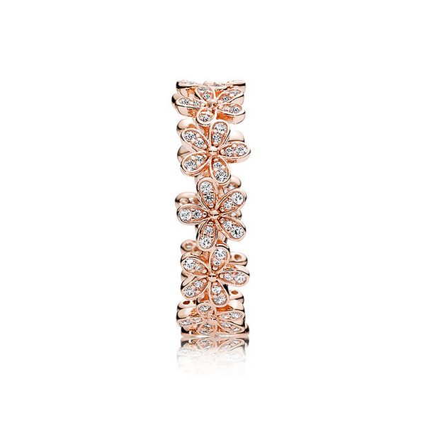 Floral Daisy Cluster Ring